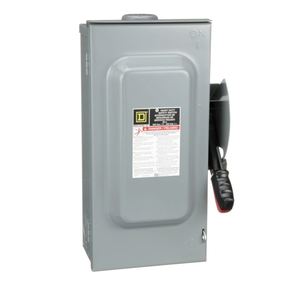 SWITCH FUSIBLE HD 600V 60A 3P NEMA3R