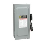 SWITCH NOT FUSIBLE HD 600V 30A 3P NEMA1