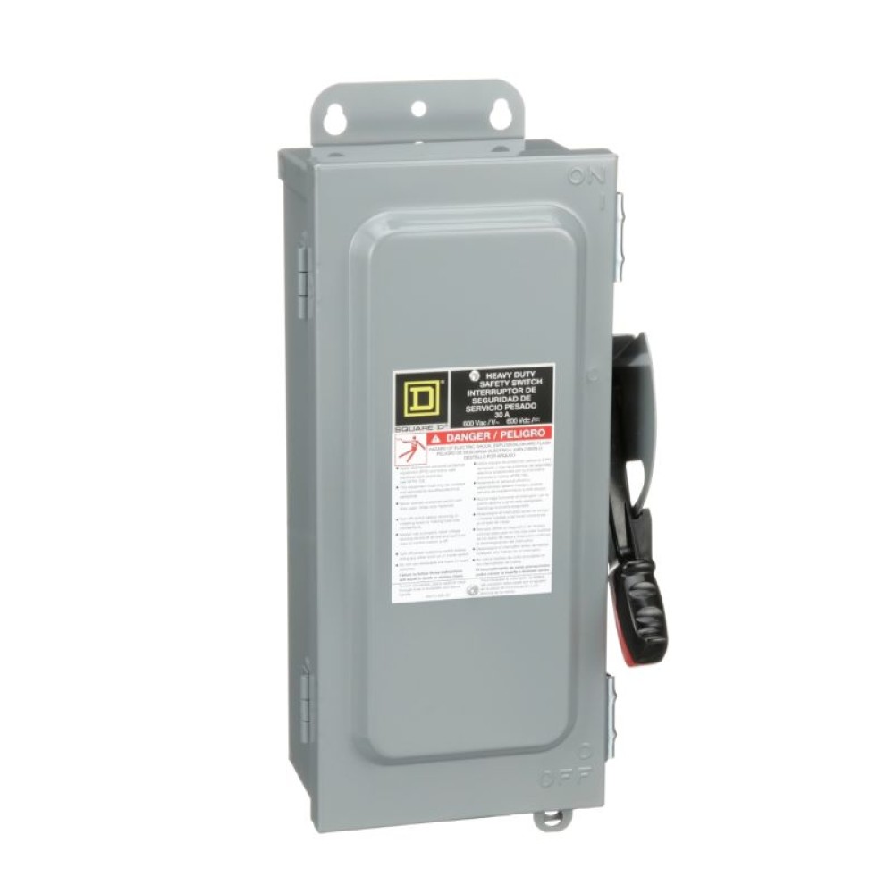 SWITCH NOT FUSIBLE HD 600V 30A 3P NEMA12