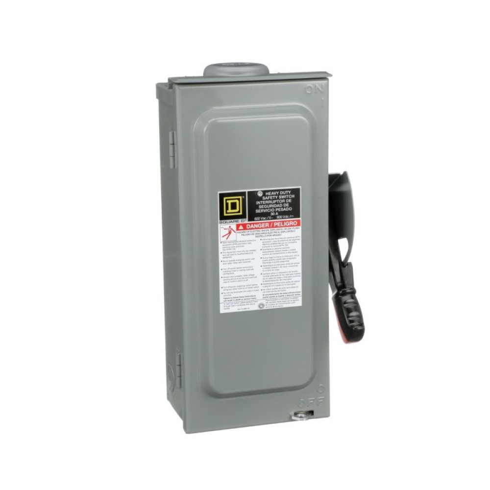 SWITCH NOT FUSIBLE HD 600V 30A 3P NEMA3R