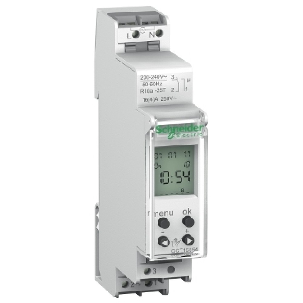 DIGITAL TIME SWITCHES 24H/7D 18MM 1 CHAN