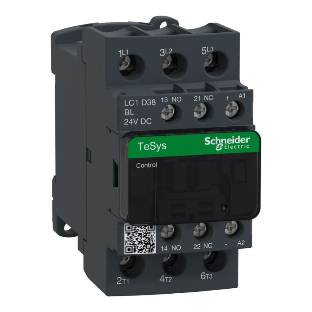 TeSys3P CTR 38A AC3 18.5KW1NO1NC24VDC LC