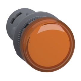 22mm PILOT LIGHT,12V AC/DC,AMBER