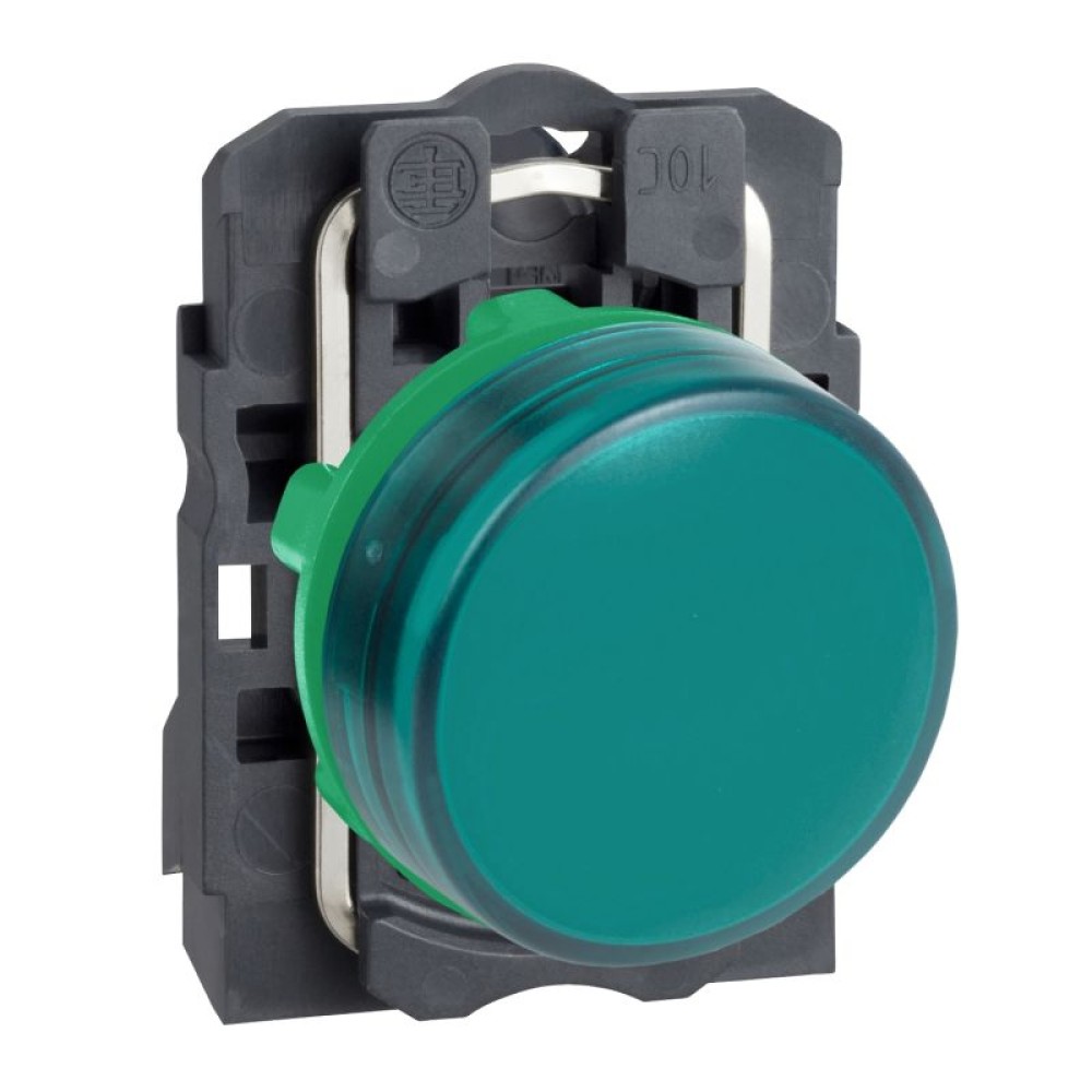 Pilot light, complete, 230-240V, Green Pilot light, complete, 230-240V, Green